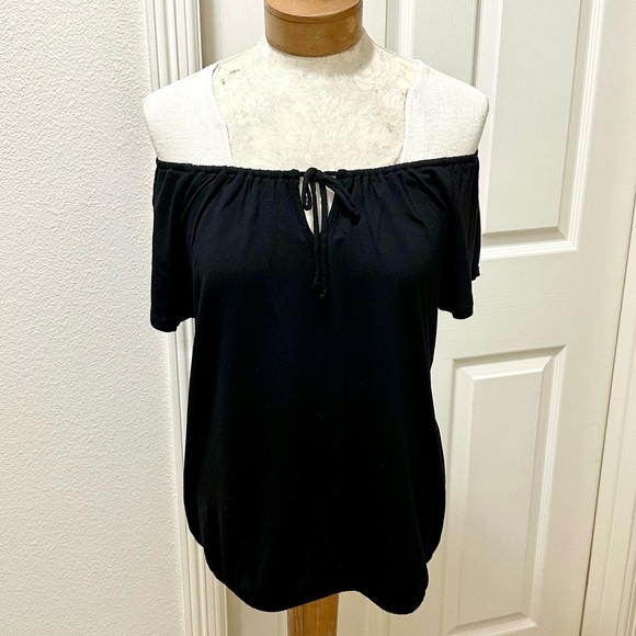 Old Navy Women’s S/S Black Bohemian Blouson Style Top - Large - Picture 4 of 16